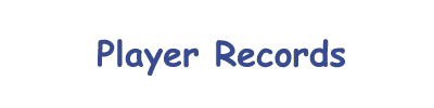 Player Records