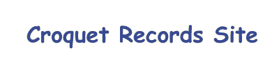Croquet Records